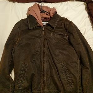 Columbia Faux Suede Leather jacket